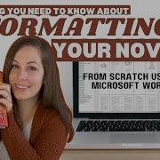How To FORMAT YOUR NOVEL Start To Finish Using Microsoft Word All 8 Videos In Formatting Series