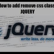 How To Add Or Remove Css Class From Html Element Using Jquery JQUERY TRAINING CLASSES