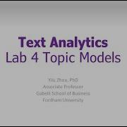 Text Analytics 2021 Lab 4 Topic Modeling