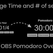 Pomodoro OBS Overlay How To Change Timer And Number Of Session