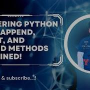 Mastering Python Lists Append Insert And Extend Methods Explained