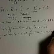 1 12 The Time Dependent Schrodinger Equation In Position Space