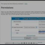 Setting Group Permissions In PHPBB