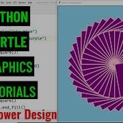 Draw Flower Design With Python Turtle Python Turtle Graphics Tutorial 20 Python Turtle Art