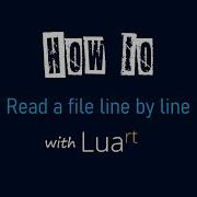 Howto Read A File Line By Line