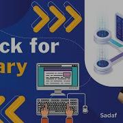 Check For Binary School Practice Problems Sadaf Khan