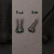 How To Draw Nose Front Side Tutorial Drawing Tutorial Howtodraw Nose Art Sketch