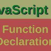 Function Declaration Basic JavaScript Fast 13