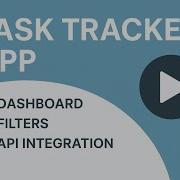 Task Tracker App Responsive Angular Project With Dashboard Filters API Integration