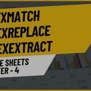 REGEXMATCH REGEXREPLACE REGEXEXTRACT Functions With Job Life Examples Chapter 4 GoogleSheets