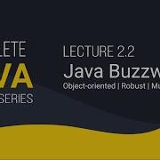 2 2 Java Buzzwords Object Oriented Robust And Multithreaded Java Series Way To Coding