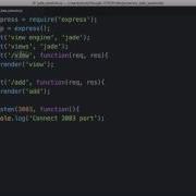 Server Side JavaScript Jade Extends 1 Intro