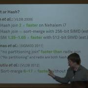 Main Memory Join Algorithms Sort Or Hash