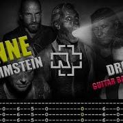 Rammstein Sonne TAB GUITAR BACKING TRACK