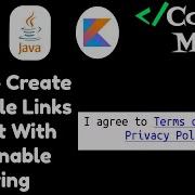 How To Create Clickable Links In Text With Spannable String Android Studio Tutorial Kotlin