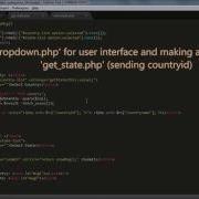 Two Dependent Dropdown PHP AJAX MySql Country State Part 2