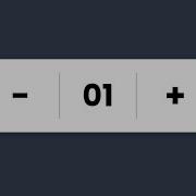 Button With Increment And Decrement Number HTML CSS And JavaScript