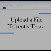 Upload A File Tricentis Tosca
