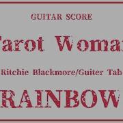 Rainbow Band Score Tarot Woman Ritchie Blackmore Guiter Tab
