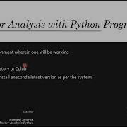 Factor Analysis Through Python Part 1