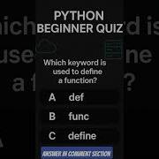Can You Answer This Python Question Programming Quiz Python Quiztime