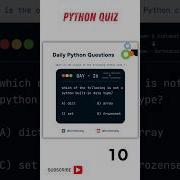 Python Coding Challenge Day 26 What Is The Output Of The Following Python Code Python Quiz