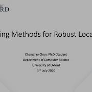 Learning Methods For Robust Localization