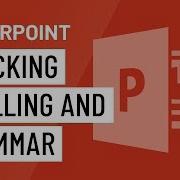 PowerPoint Checking Spelling And Grammar