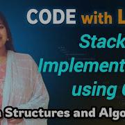21 Stack Implementation Using C Push Pop Display Operations