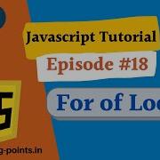 For Of Loop 18 JavaScript Tutorial For Beginners JavaScript Tutorial Learning Points