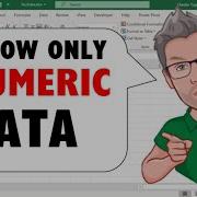 Excel Allow Only Numeric Values In A Cell