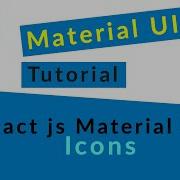 Material UI Tutorial 6 Icons Ujjwal Technical Tips