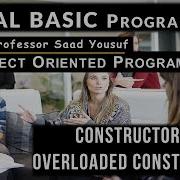 Object Oriented Programming VB Net Constructor And Overloaded Constructor