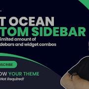 Ocean Custom Sidebar Create An Unlimited Amount Of WordPress Sidebars With OceanWP