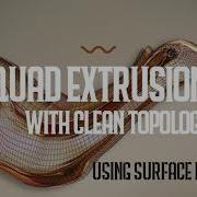 Spline Quad Extrusion In 3d Max With Clean Topology Using SURFACE Modifier