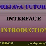 Core Java Tutorial Interface Vide0 1 Introduction By Ratan Sir