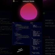 Animated Bubble In Html And Css Html Css Web Bubble Code Learn Learning Create Viral Trend