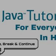 For Loop And Break Continue Statements In Java In Hindi