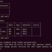 Unique Key Constraint In MySQL