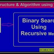 Recursive Method Binary Search Using Python Data Structures And Algorithm Using Python 7