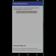 Android Bottomsheet Support Design Library Demo
