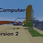 8 Bit Minecraft Computer V2 Running Fibonacci Numbers