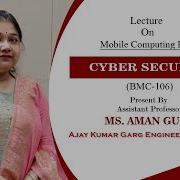 MOBILE COMPUTING RISKS CYBER SECURITY LECTURE 05 BY MS AMAN GUPTA AKGEC