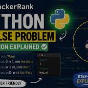 2 Python If Else HackerRank Solution Explained Beginner Friendly