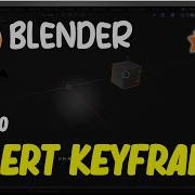 Blender How To Insert Keyframe