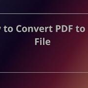 How To Convert PDF To CSV File