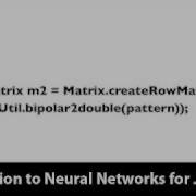 Introduction To Neural Networks For Java Class 3 16 Part 2 5 Hopfield