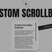 How To Create Custom Scrollbar With CSS