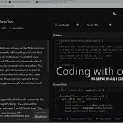 Codewars 7 Kyu Mathemagics The 21 Cards Trick JavaScript