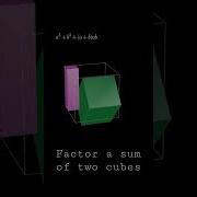 Factor A Sum Of Cubes